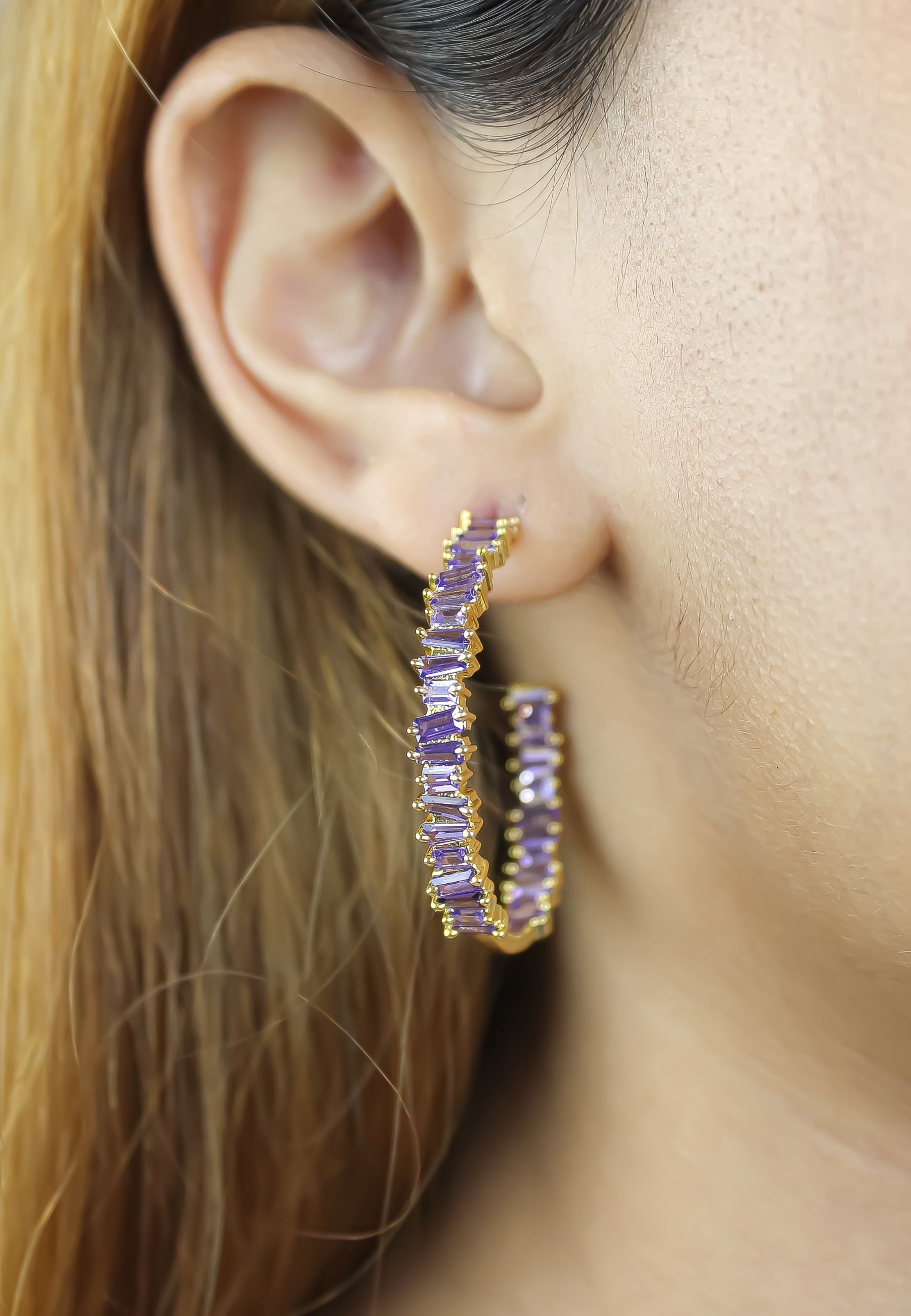 narni hoop earrings Bombay Sunset