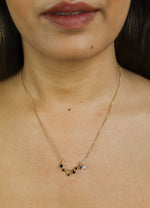 Load image into Gallery viewer, constellation libra zodiac necklace Bombay Sunset
