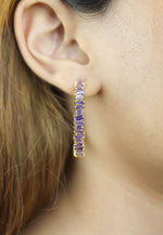 Load image into Gallery viewer, narni hoop earrings Bombay Sunset
