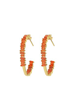 Load image into Gallery viewer, narni hoop earrings Bombay Sunset
