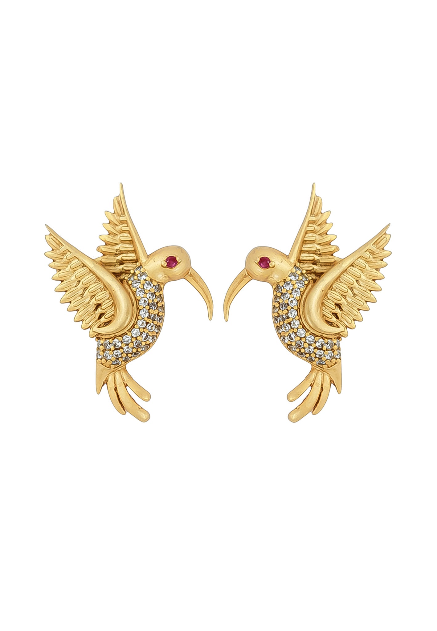 amazonian hummingbird stud earrings 1 Bombay Sunset