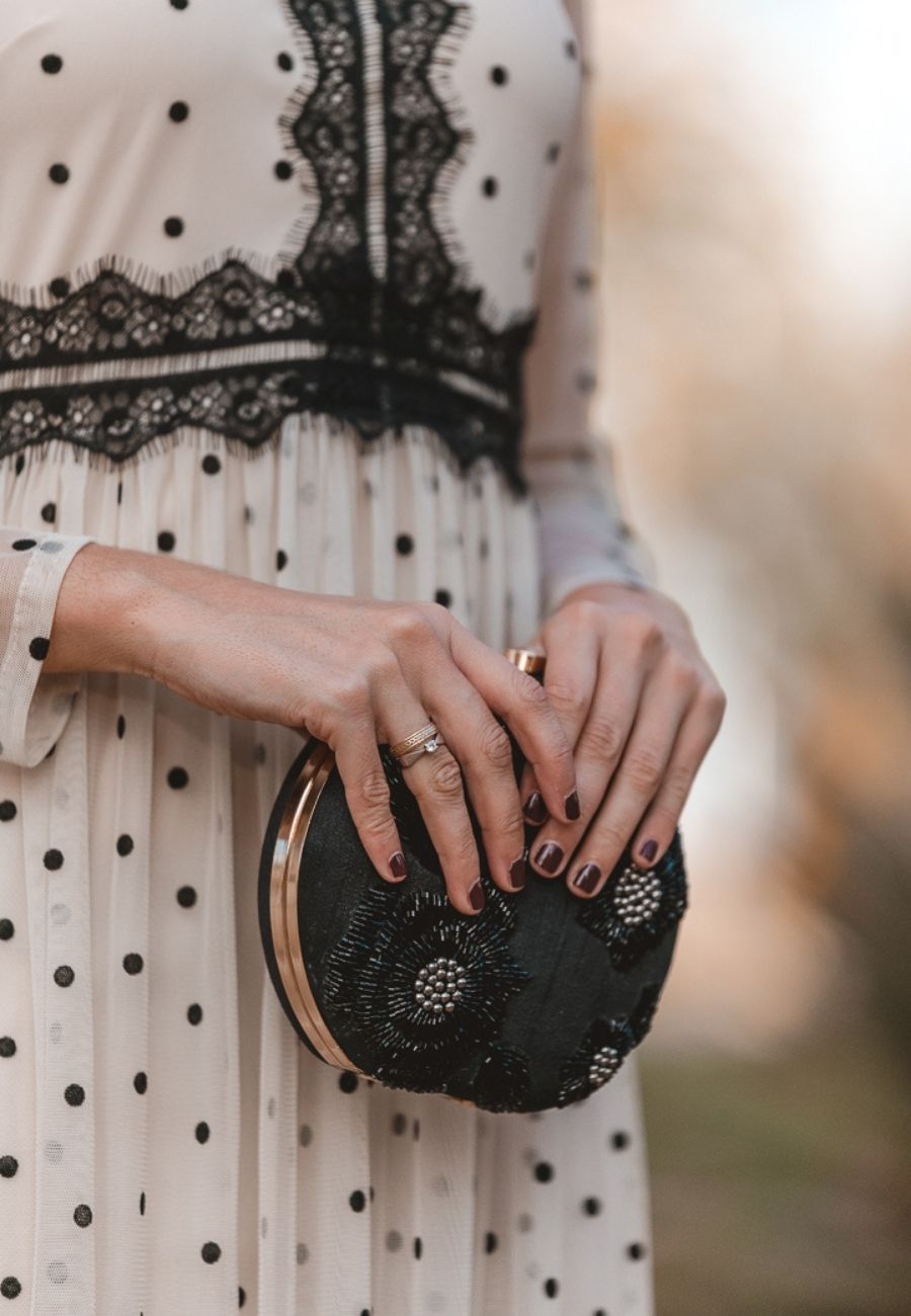 benagil sort clutch-taske Bombay Be Sunset