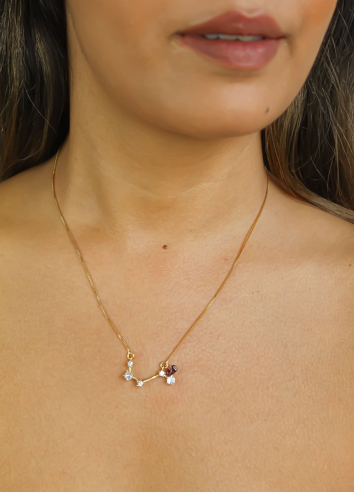 constellation aries zodiac necklace Bombay Sunset