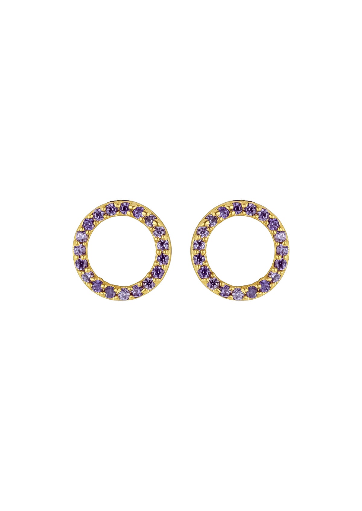 Hoop earrings bombay sunset