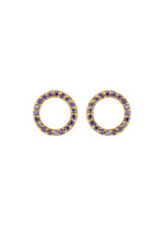 Load image into Gallery viewer, hoop earrings Bombay Sunset
