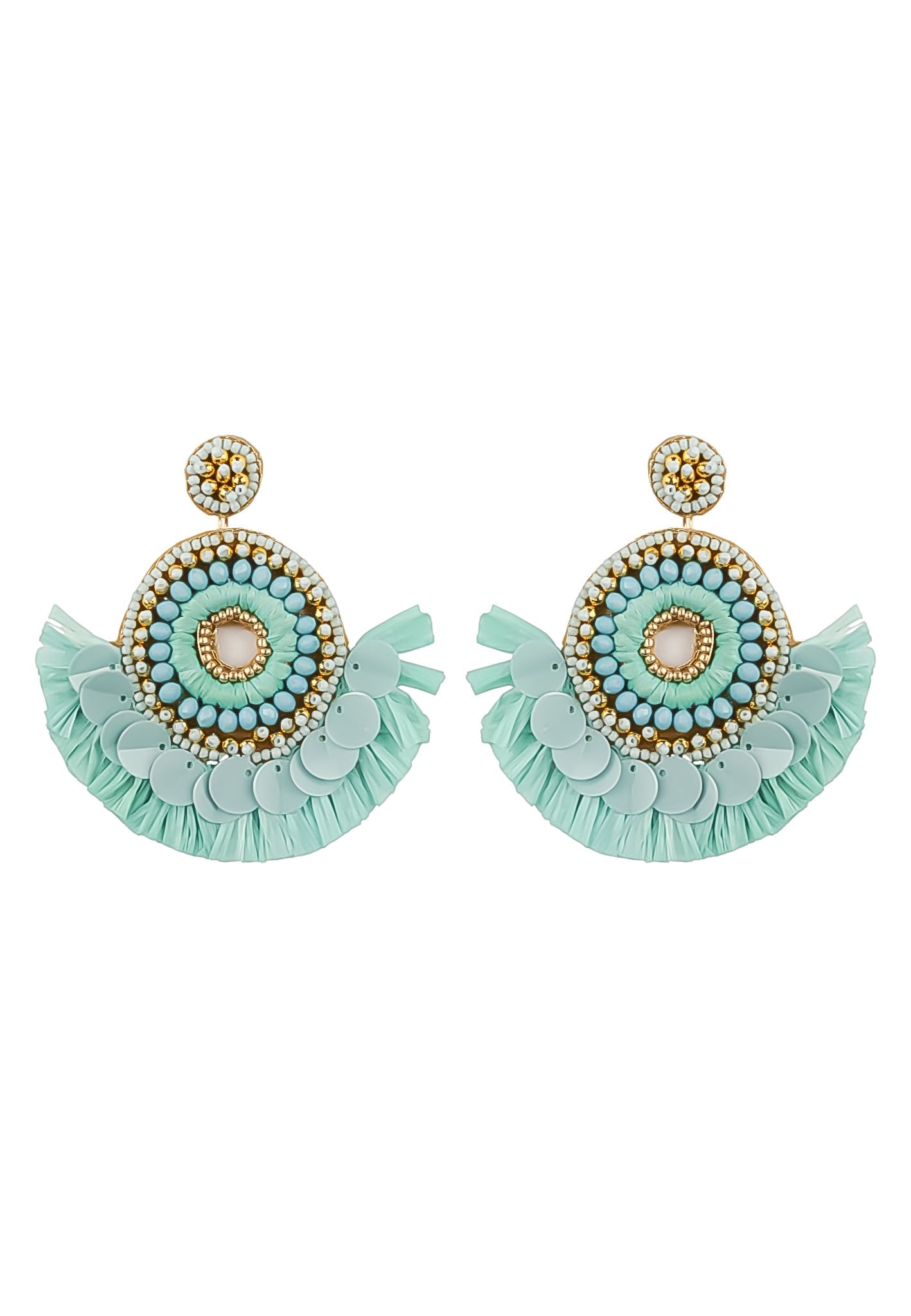 habanera turquoise earrings Bombay Sunset