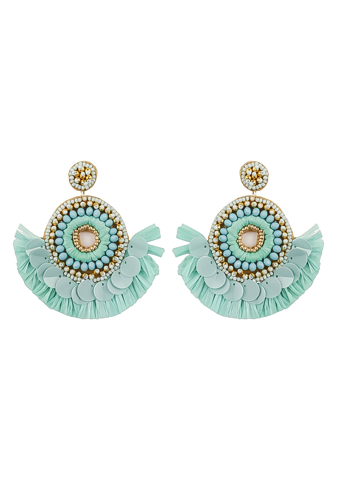 habanera turquoise earrings Bombay Sunset