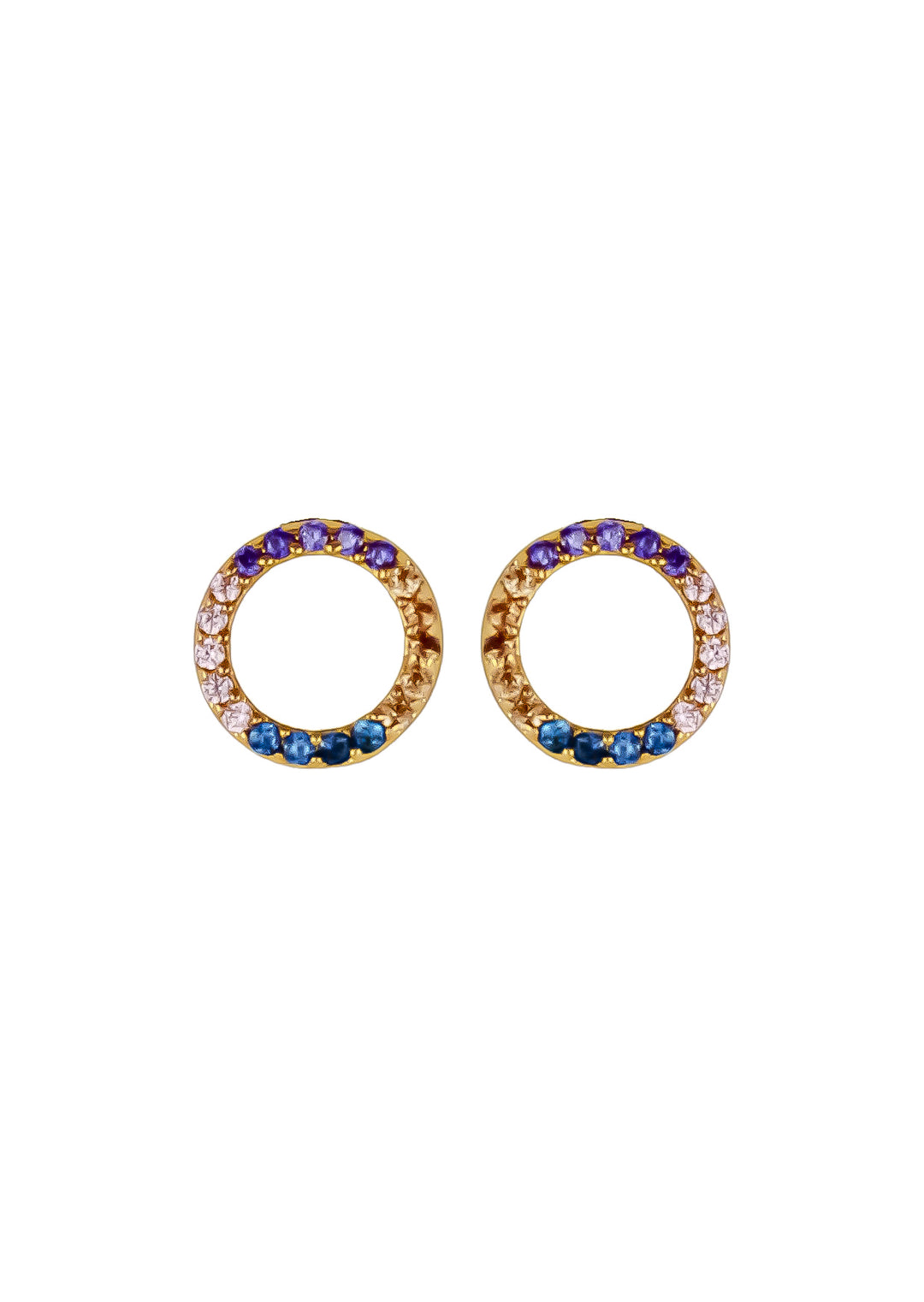 hoop earrings Bombay Sunset