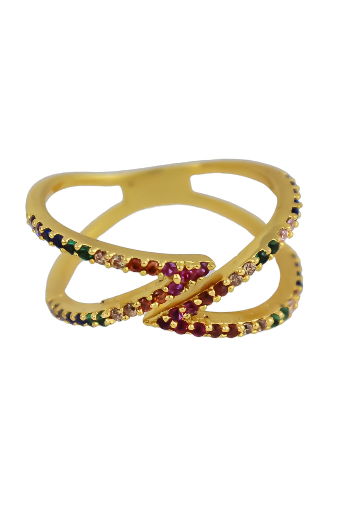 Gold maldives x ring bombay sunset
