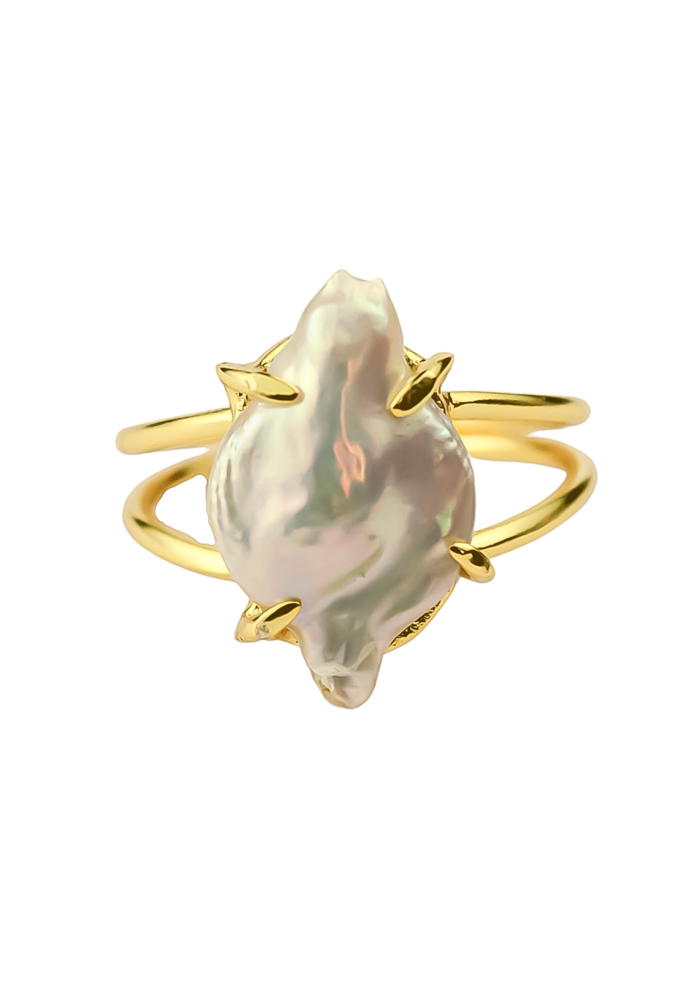 amira pearl ring Bombay Sunset