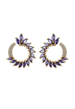 Load image into Gallery viewer, golden viper earrings Bombay Sunset
