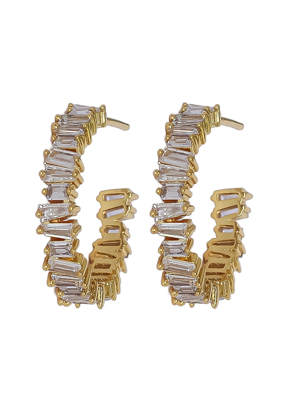Lecce hoop earrings bombay sunset