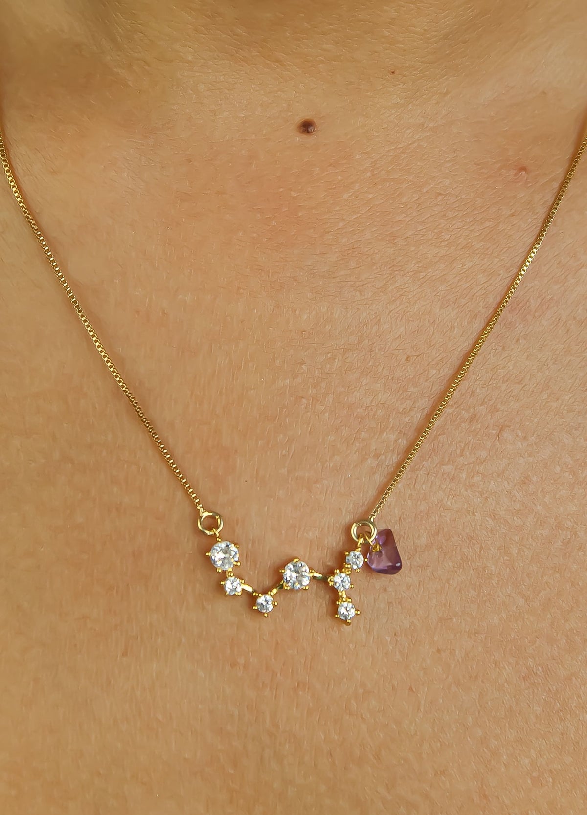 Star sagittarius zodiac necklace bombay sunset