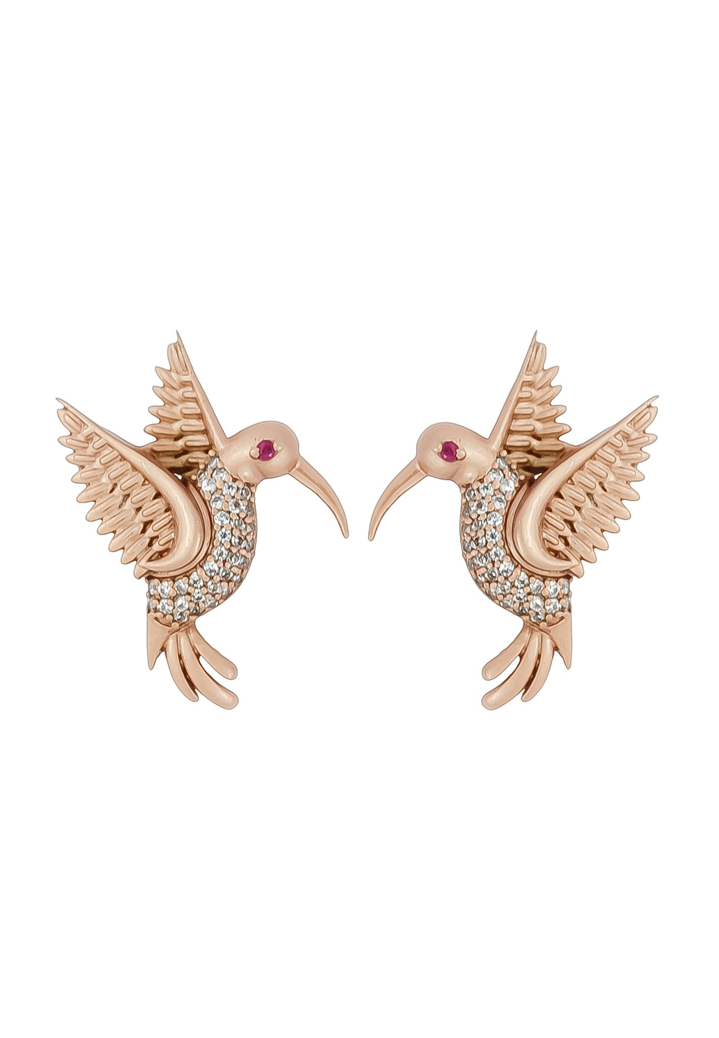 amazonian hummingbird stud earrings 1 Bombay Sunset