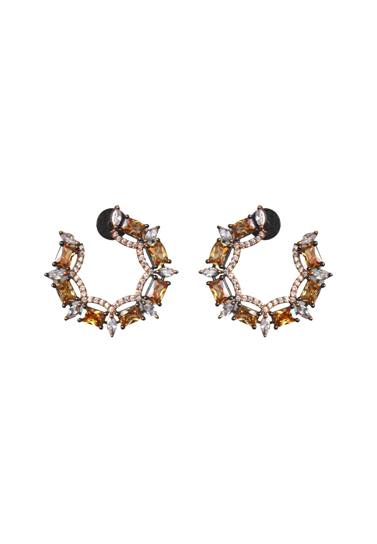 Ritual hoop earrings bombay be sunset