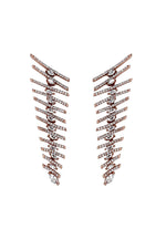 Load image into Gallery viewer, fishbone earrings Bombay Sunset
