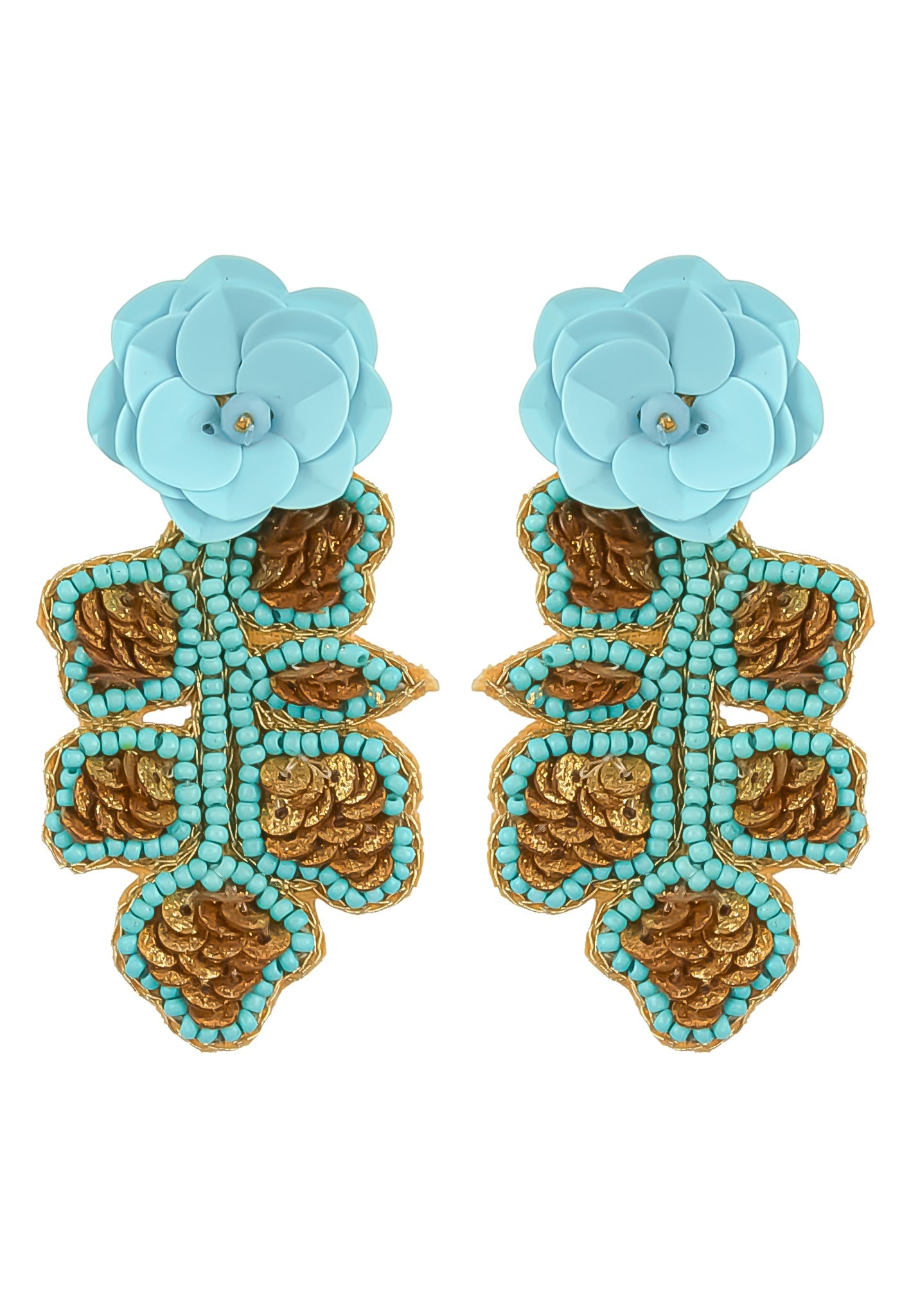 cha cha turquoise earrings Bombay Sunset