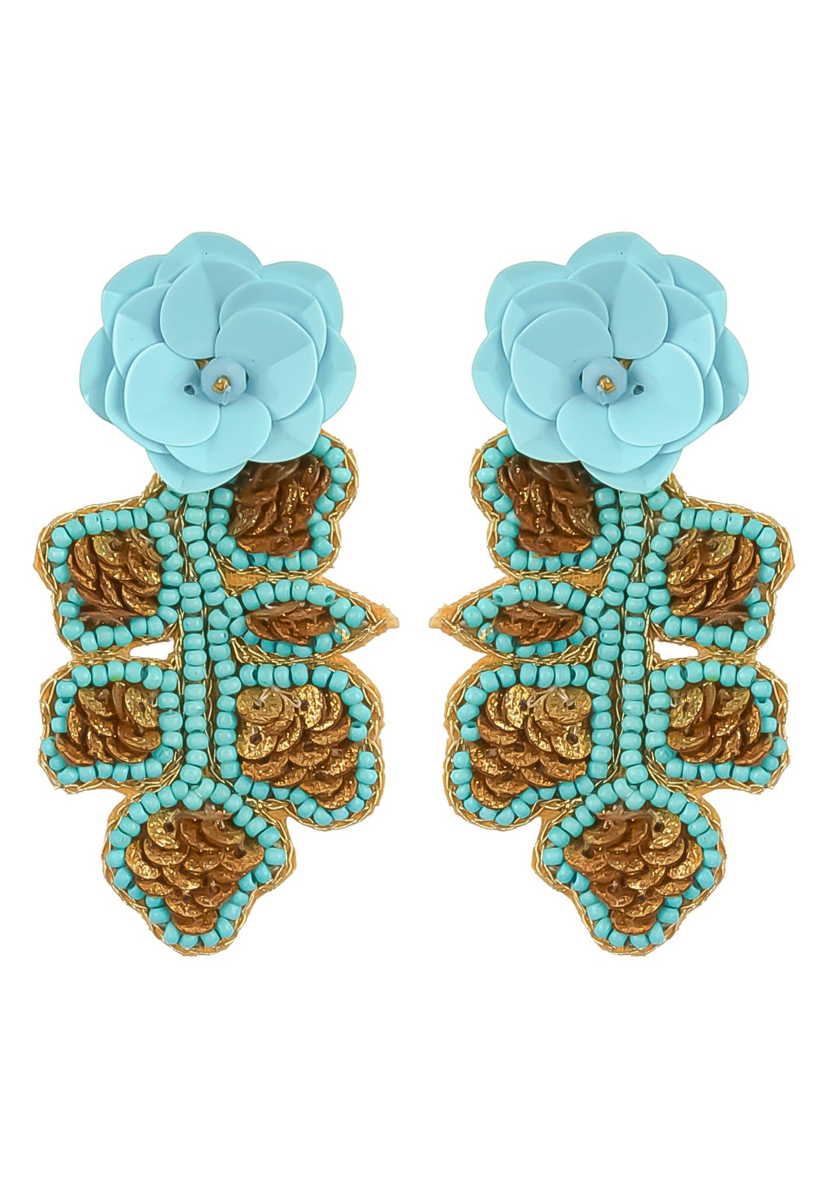 Cha cha turquoise earrings bombay sunset