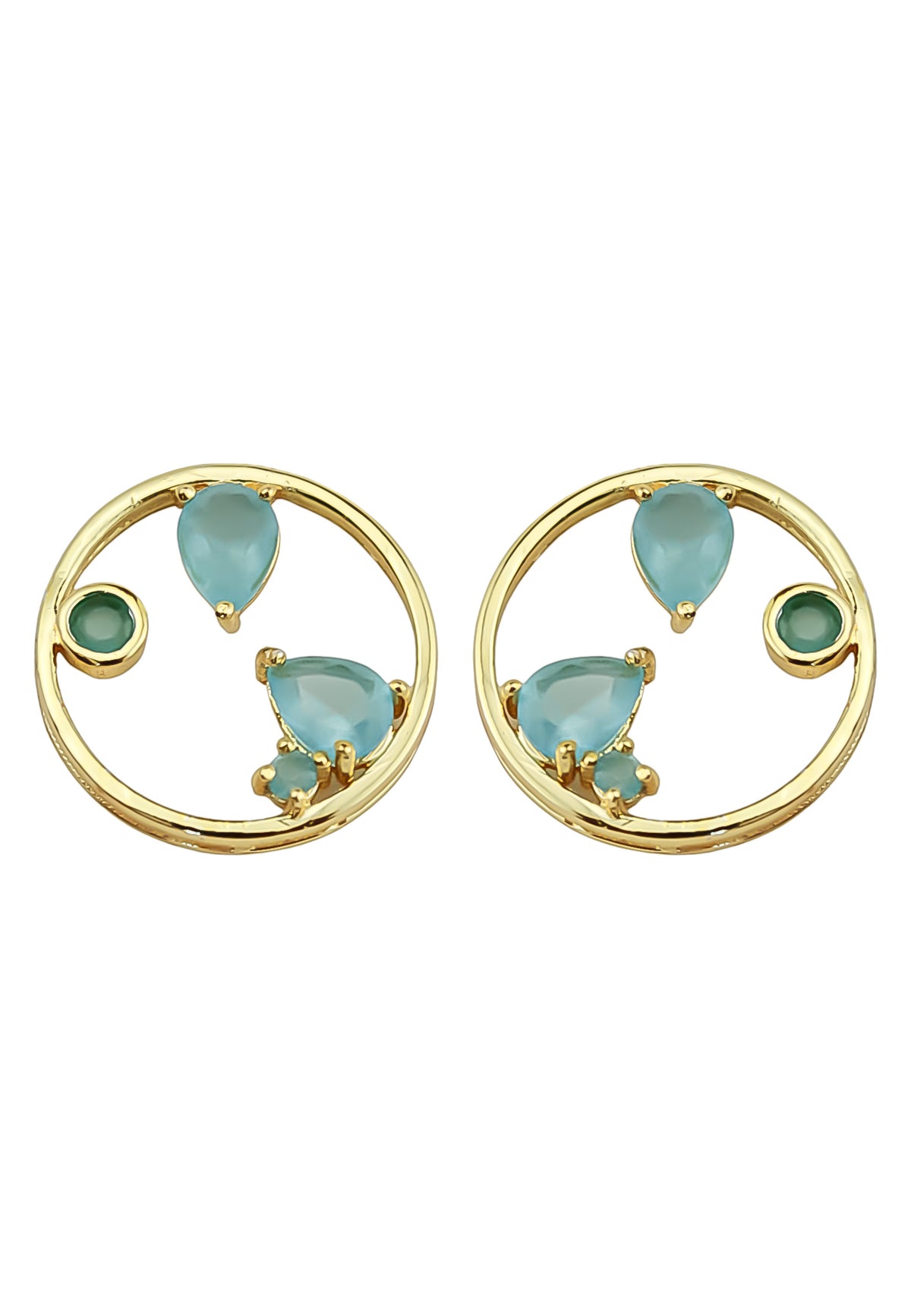 Ajman earrings bombay sunset