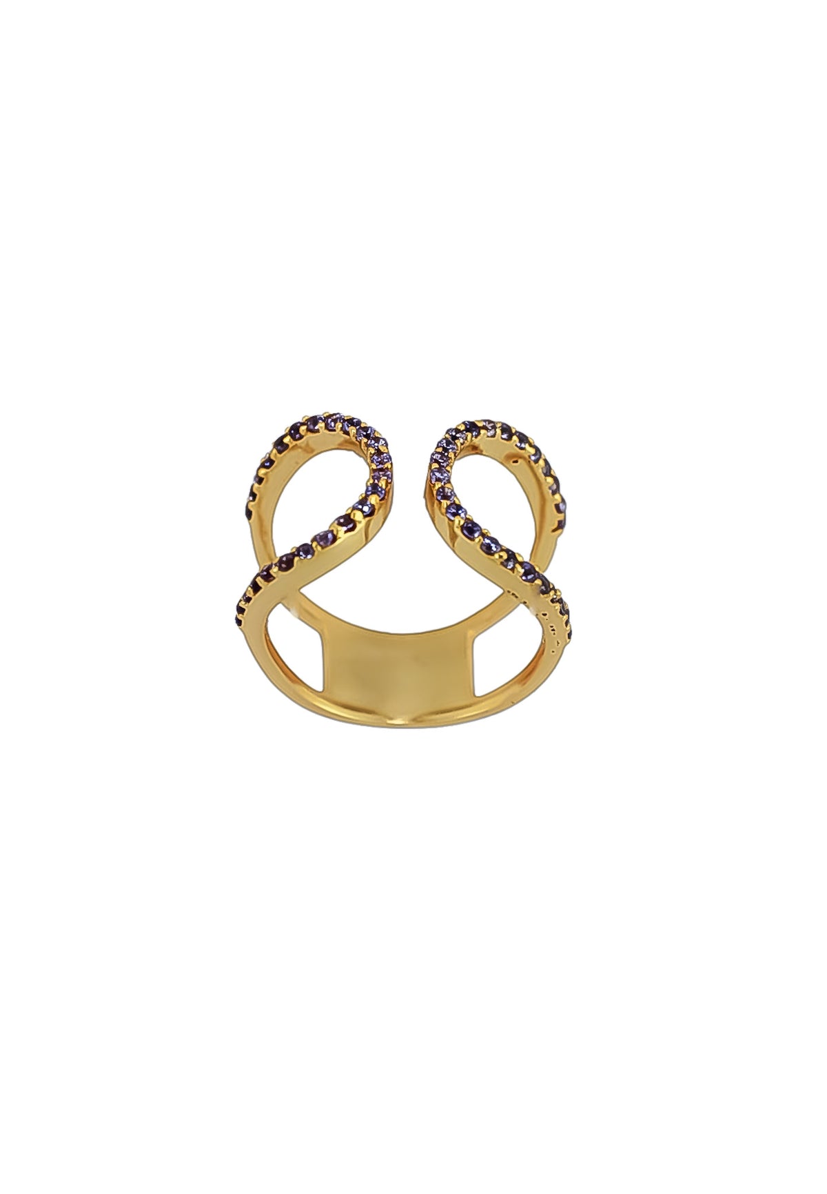 Shape shifter ring bombay sunset