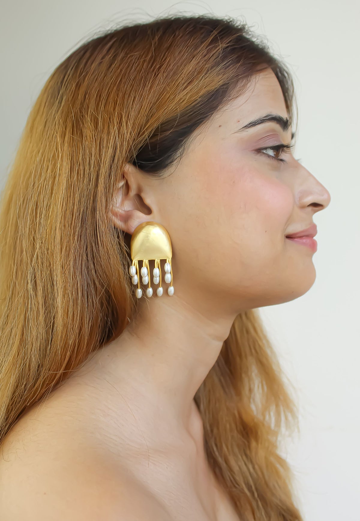 cupula earrings Bombay Sunset