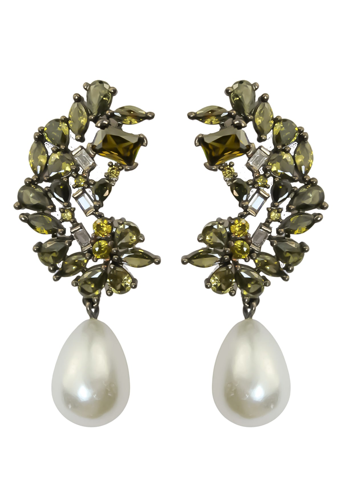 Frosty pearl earrings below 50 big bridal bride bridesmaid bombay sunset