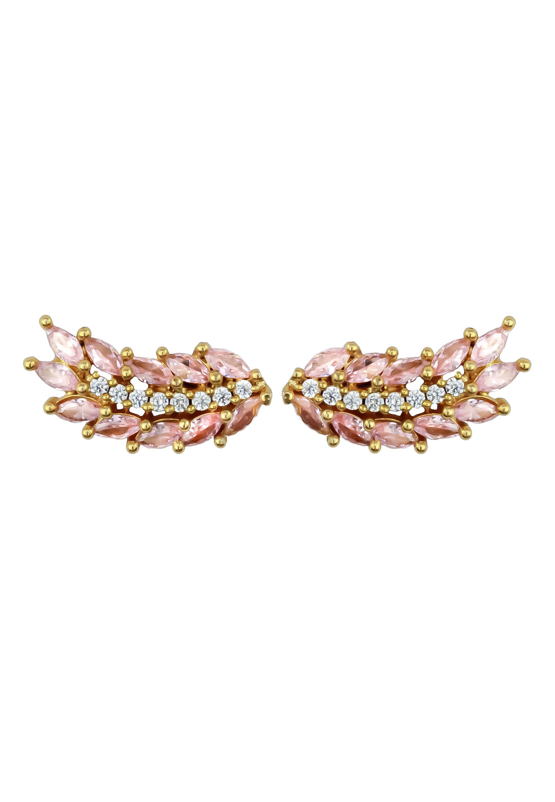 golden wings earrings Bombay Sunset