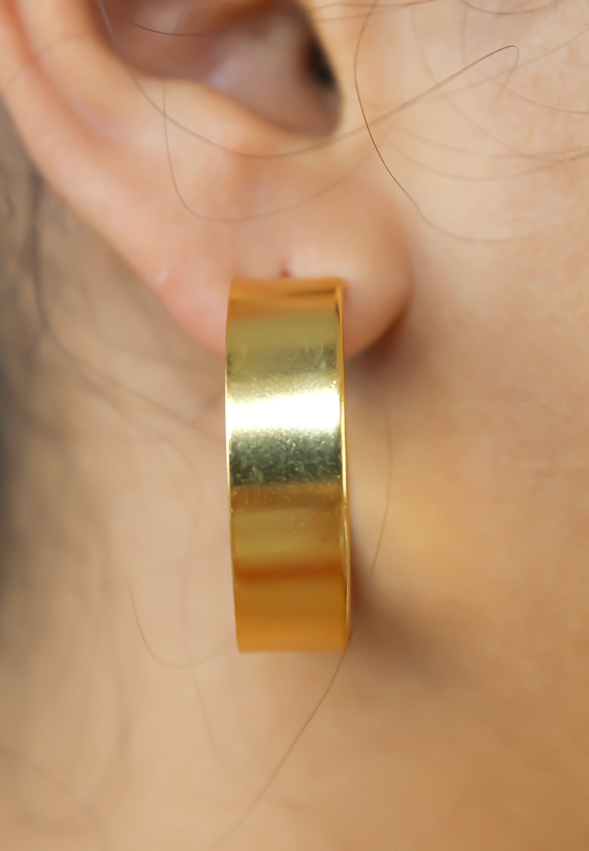 Arabia hoop earrings bombay sunset