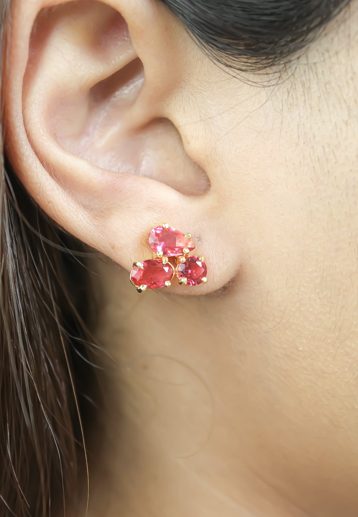 Noor earrings bombay sunset