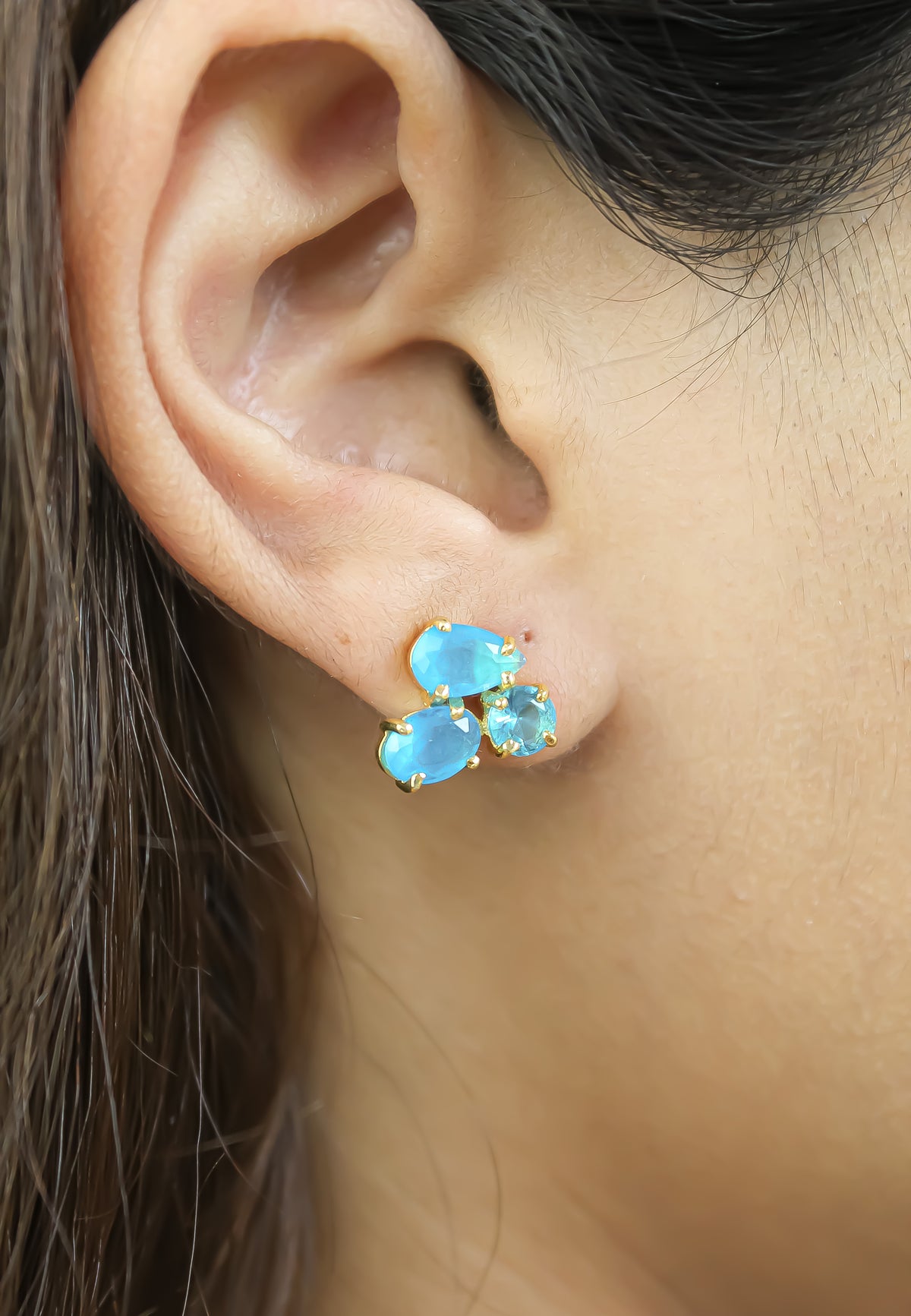 Noor earrings bombay sunset