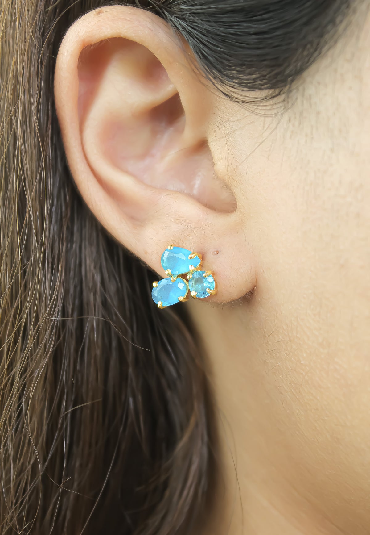 Noor earrings bombay sunset