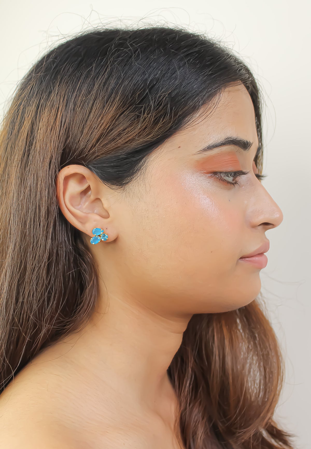Noor earrings bombay sunset