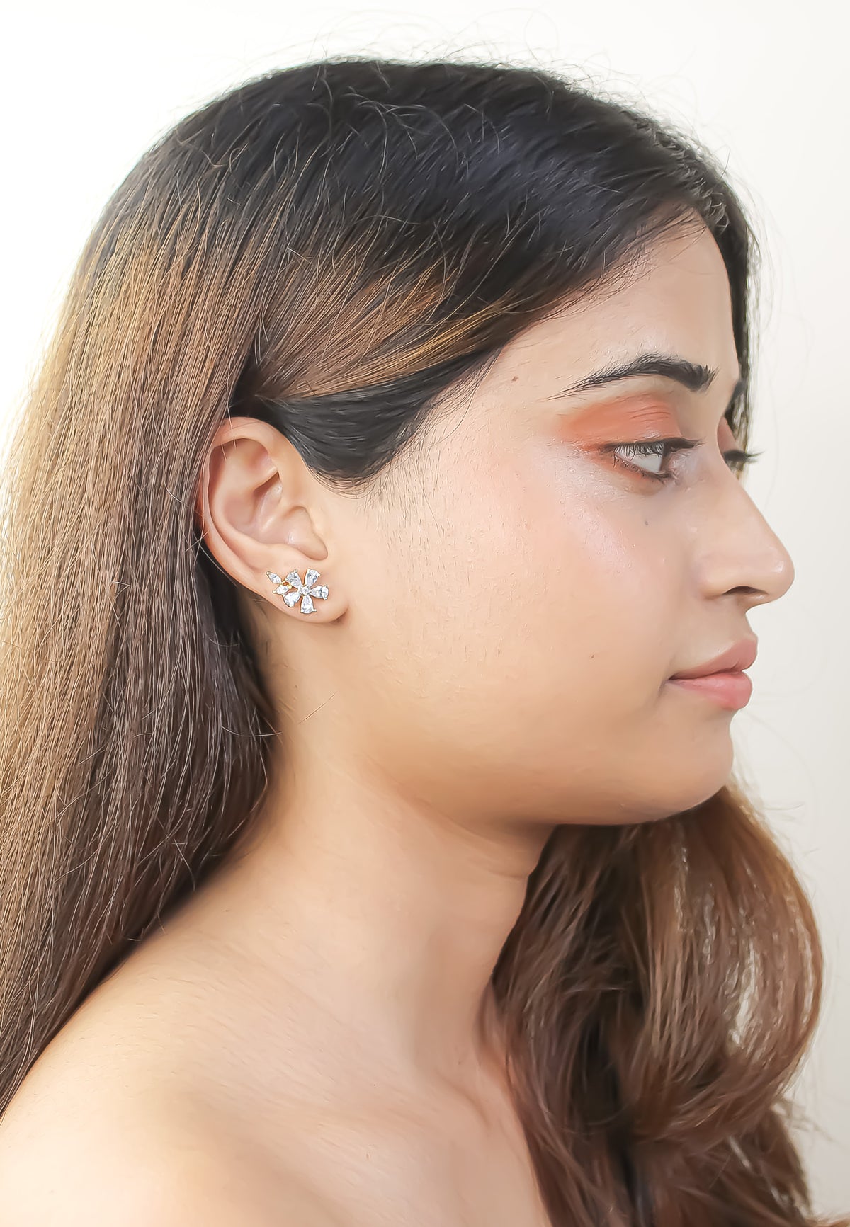 tk snowflake earrings Bombay Sunset