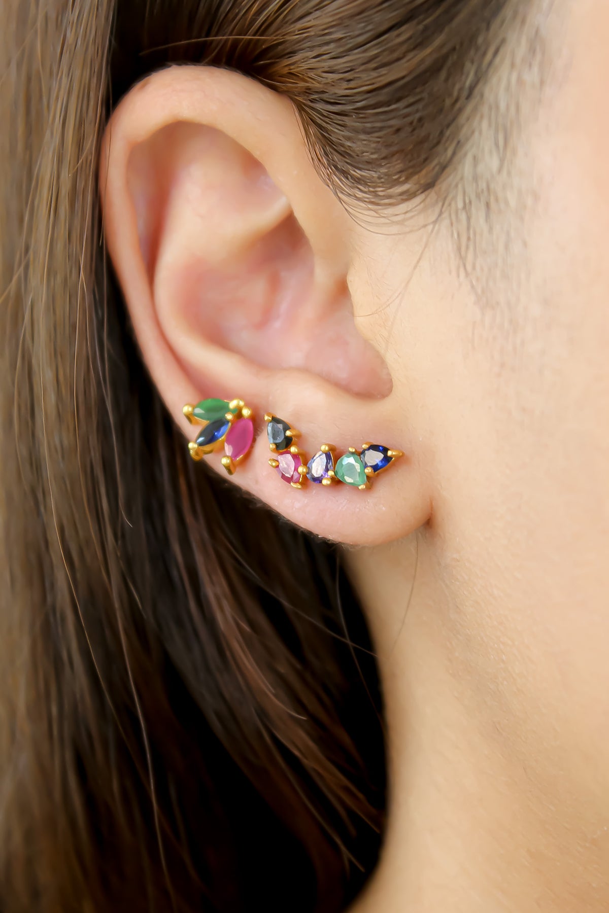 Gondola earrings bombay sunset