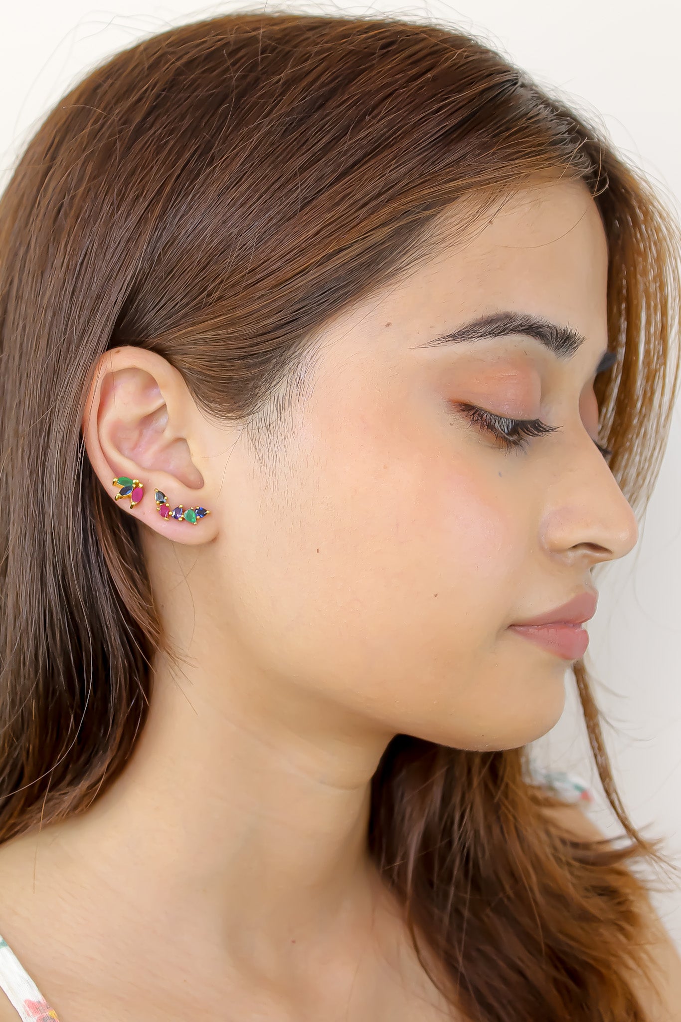 fontana earrings Bombay Sunset