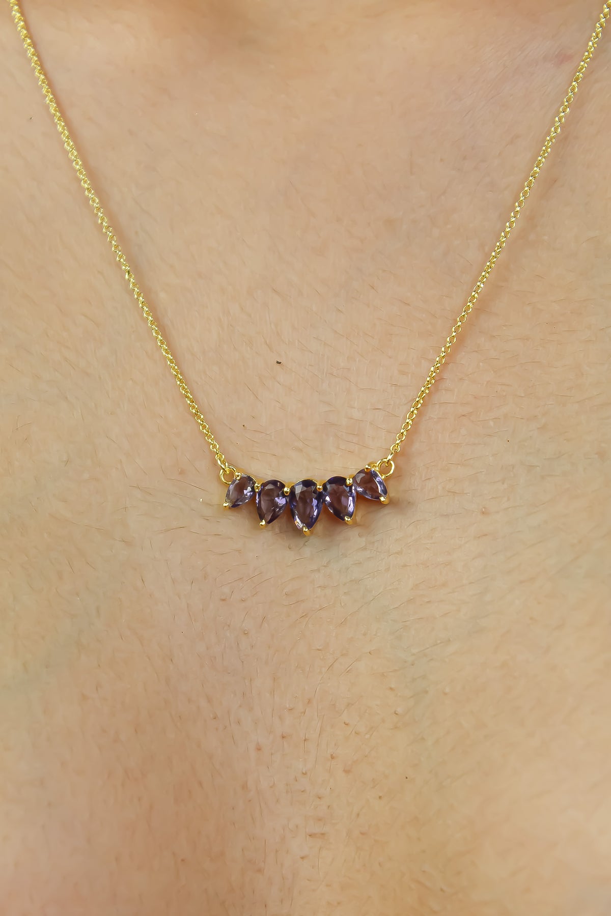 Sahara pendant necklace bombay sunset