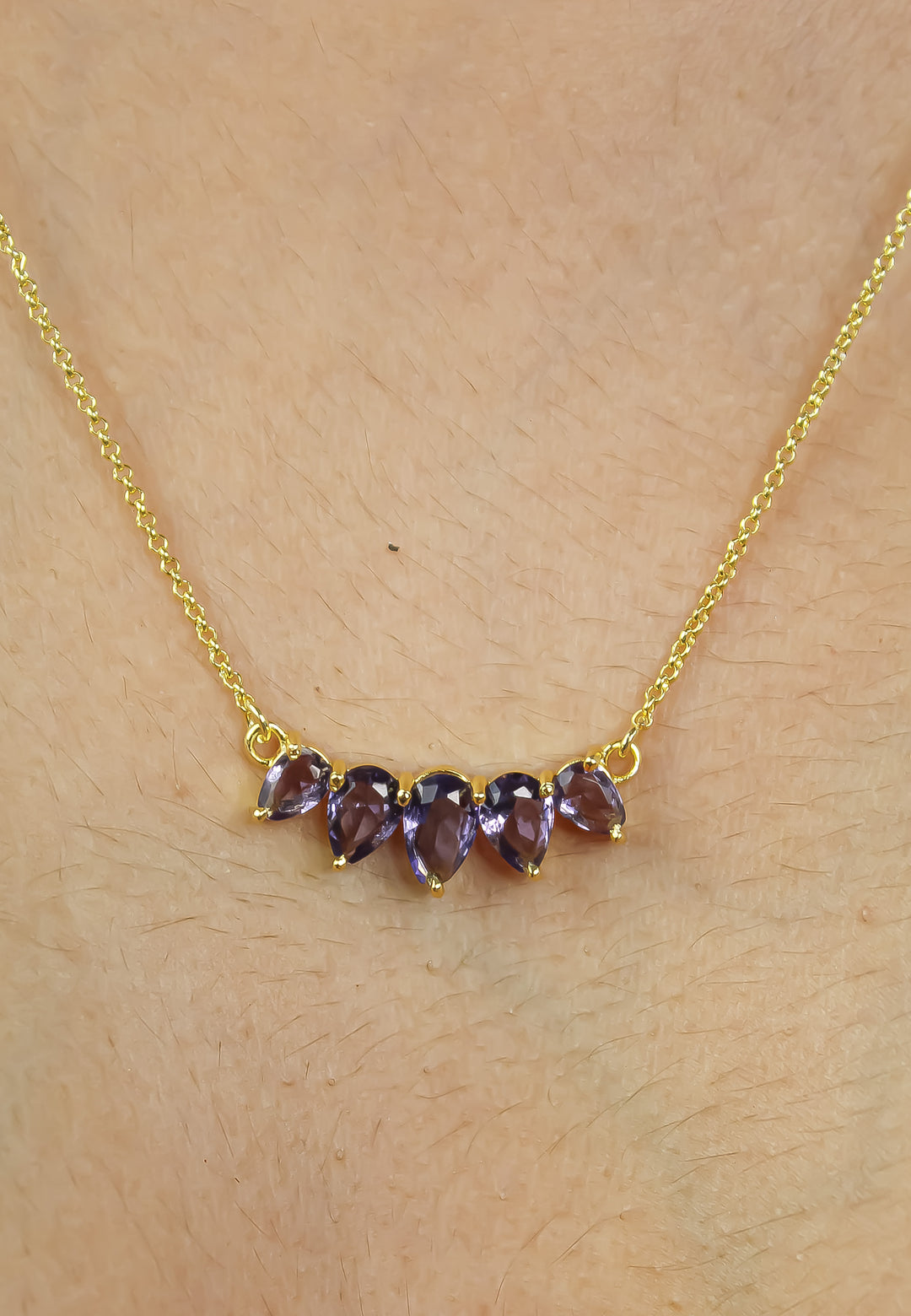 collar tipo gargantilla con colgante Sahara Bombay Be Sunset