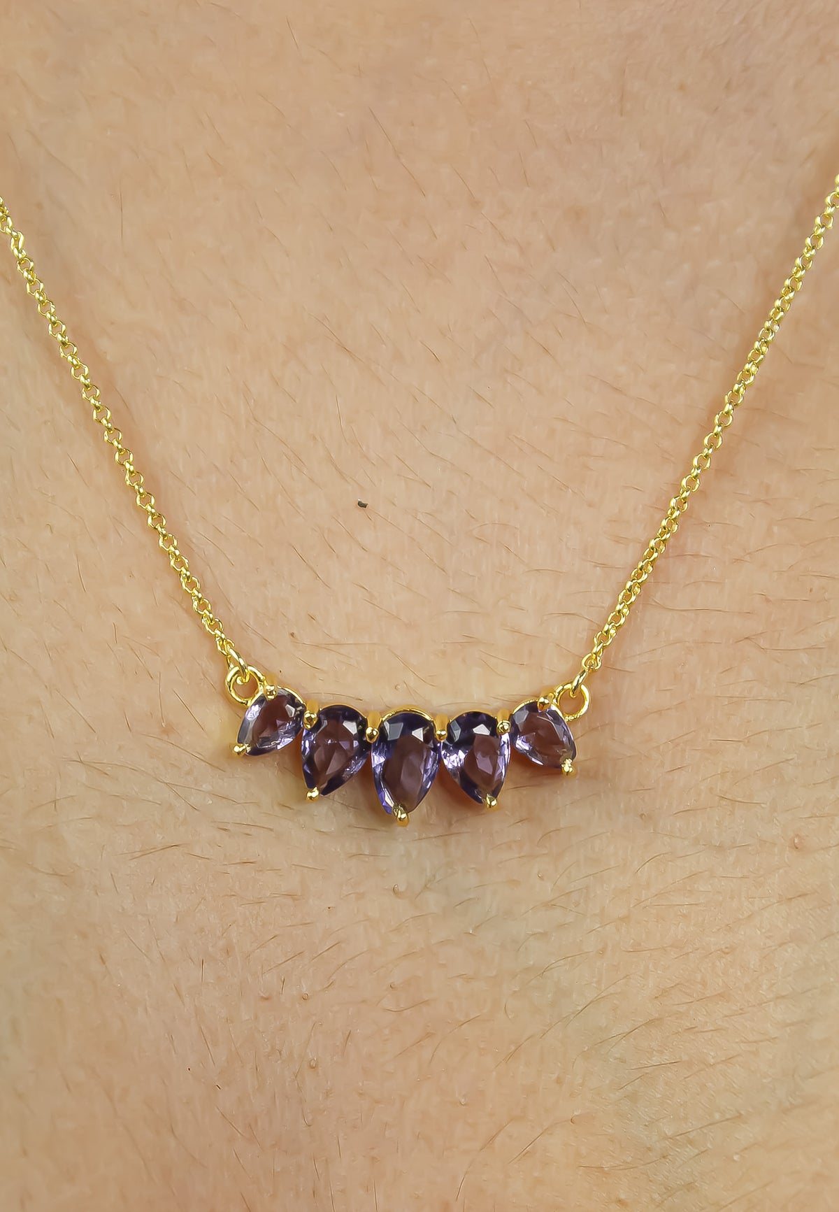 Sahara pendant necklace bombay sunset