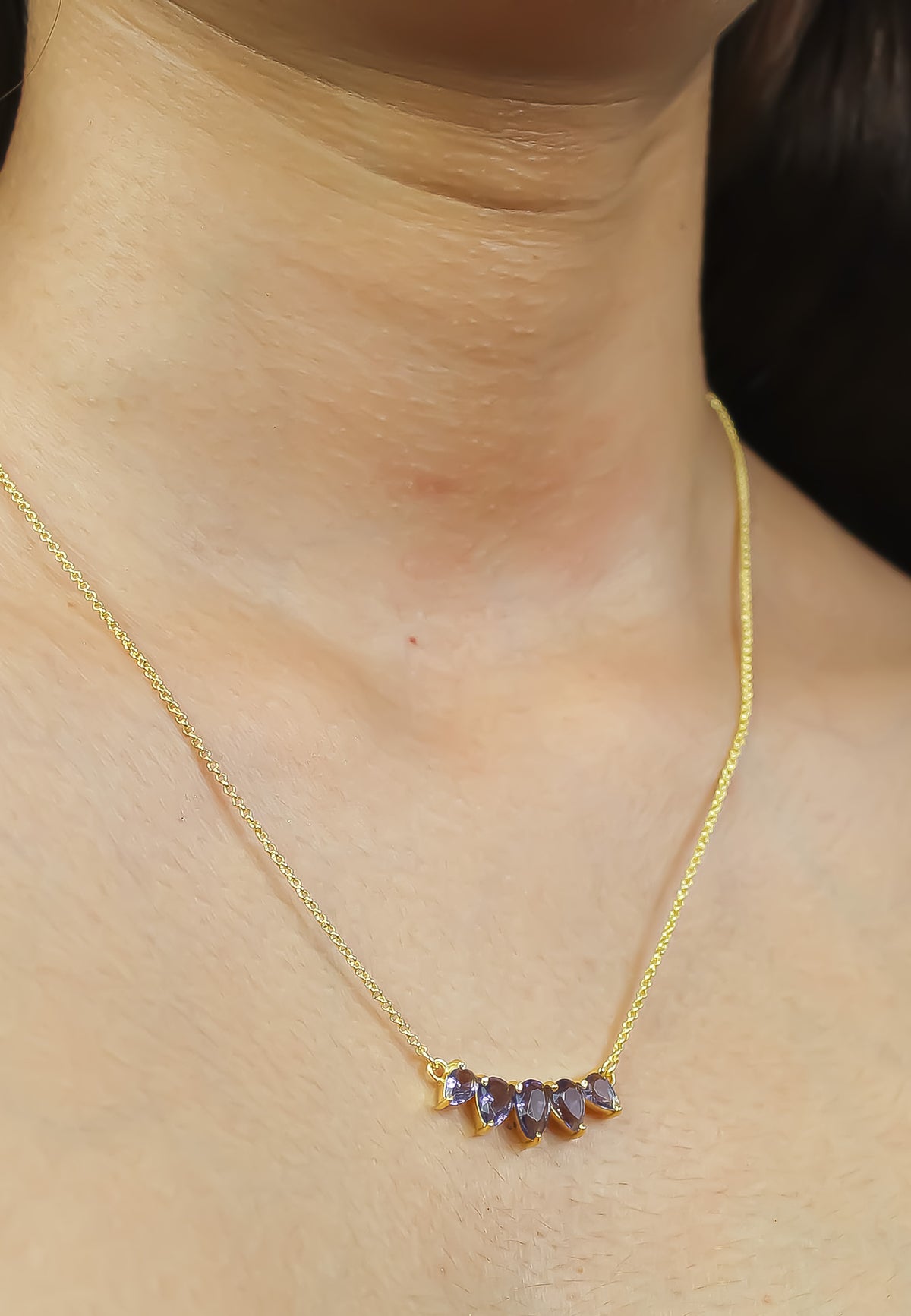Sahara pendant necklace bombay sunset