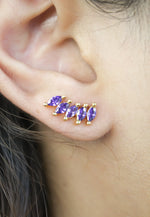 Load image into Gallery viewer, nantes stone earrings Bombay Sunset
