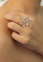 Cargar imagen en el visor de la galería, anillo de mariposa africana Bombay Be Sunset

