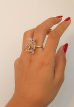 Cargar imagen en el visor de la galería, anillo de mariposa africana Be Sunset
