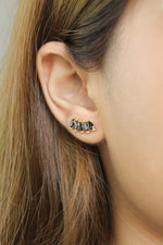 Load image into Gallery viewer, nantes stone earrings Bombay Sunset
