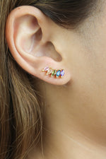 Load image into Gallery viewer, nantes stone earrings Bombay Sunset
