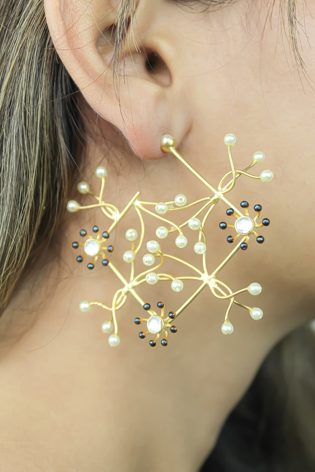 lienzo earrings Bombay Sunset