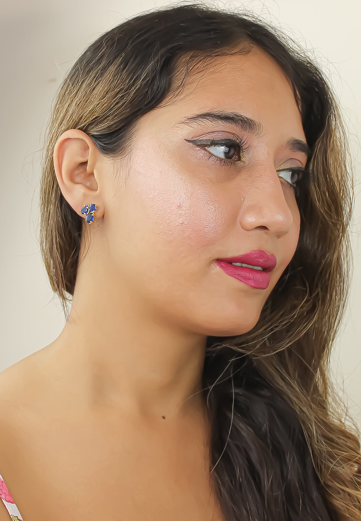 Noor earrings bombay sunset
