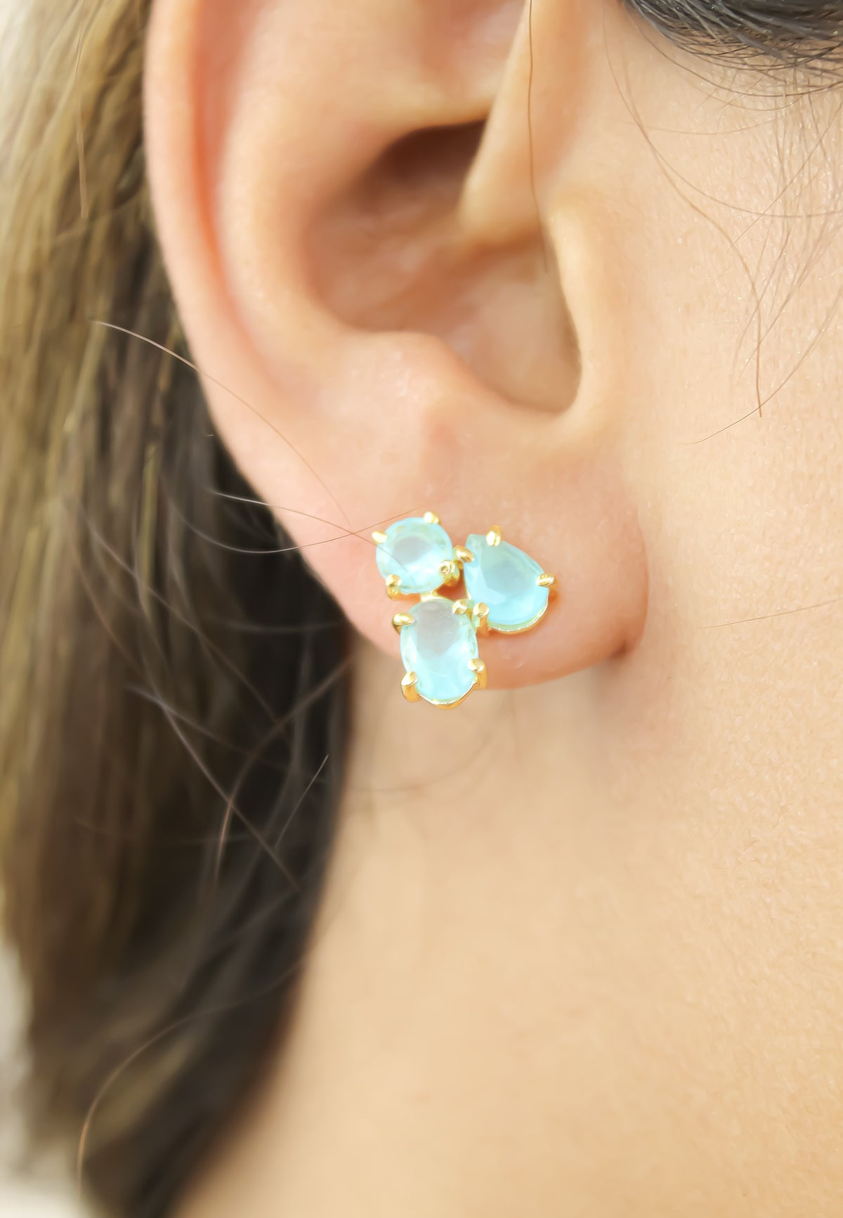 Noor earrings bombay sunset