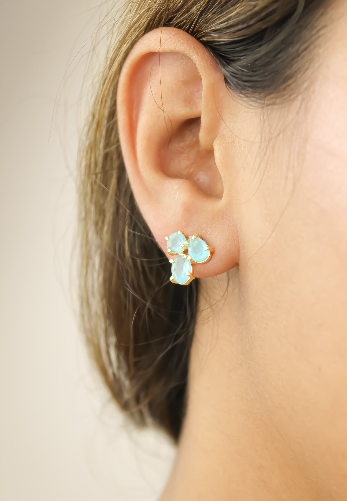 noor earrings Bombay Sunset