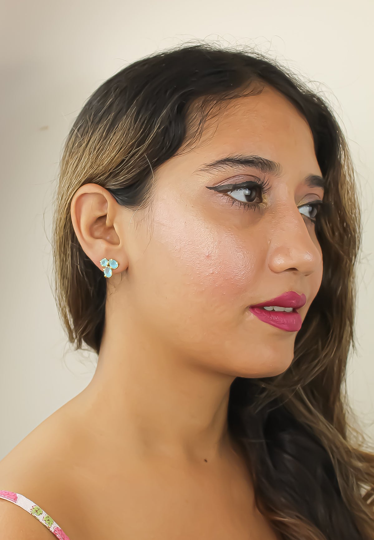 Noor earrings bombay sunset