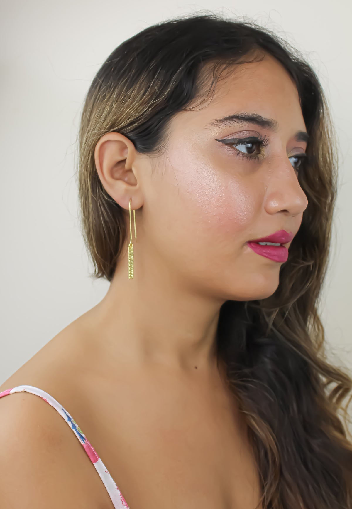 taline earrings Bombay Sunset